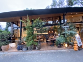 駒沢公園の園内のカフェ