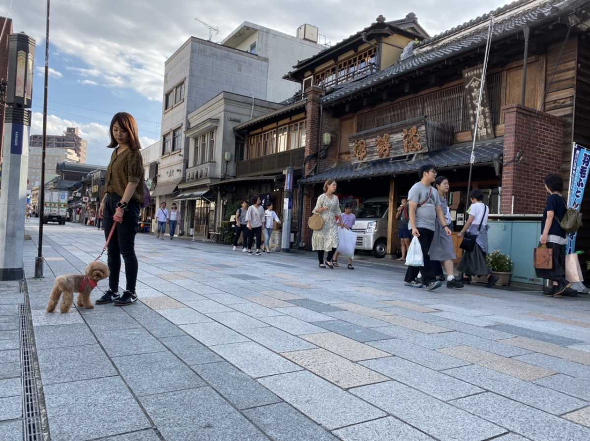 川越の蔵作りの街並み、大正ロマン通り