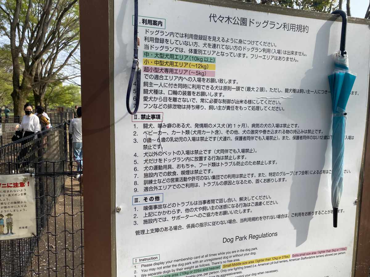 代々木公園 ドッグラン