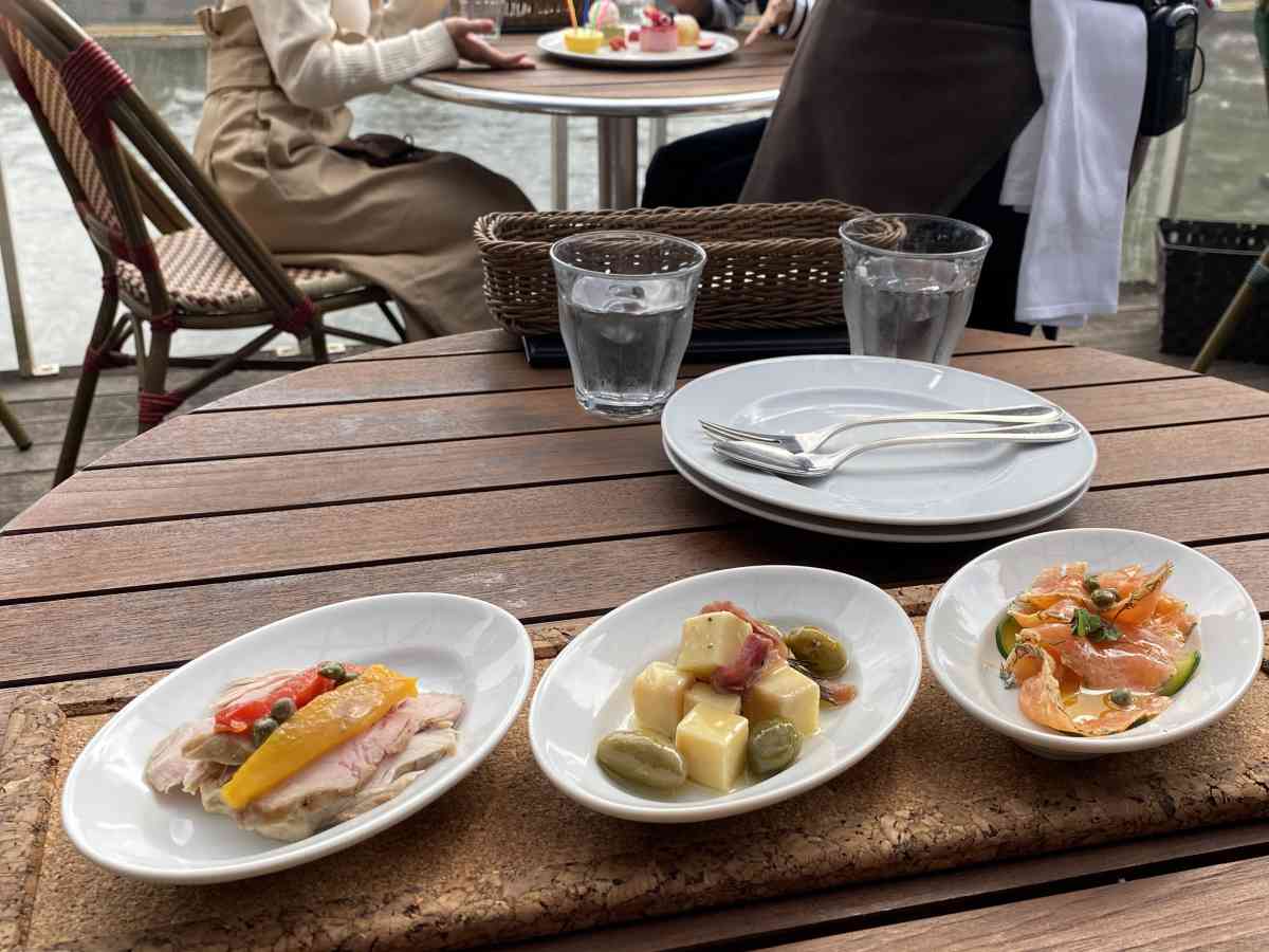 神楽坂・飯田橋のカナルカフェの選べる前菜3品