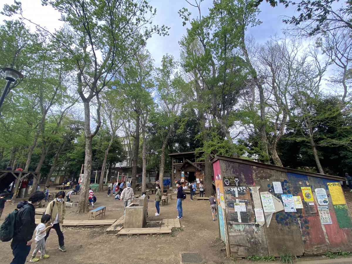 世田谷公園のプレーパーク