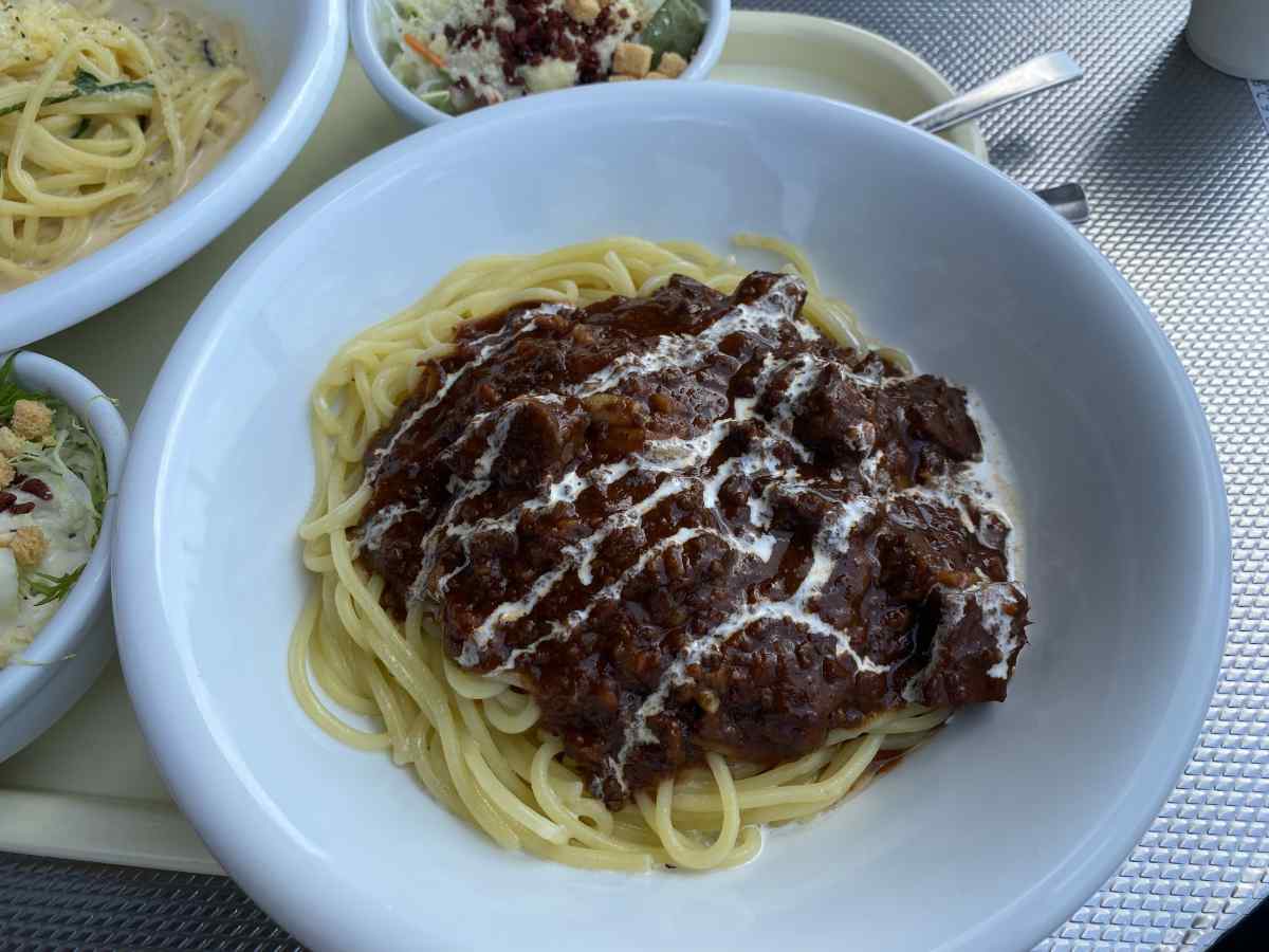 生パスタ専門店コパンの「じっくり煮込んだ 牛タンのボロネーゼ」