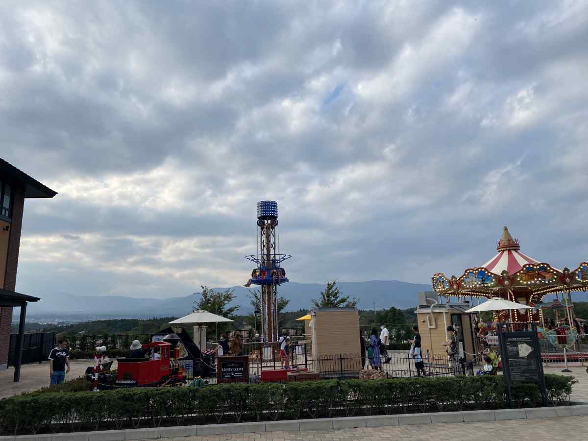 御殿場アウトレットのミニ遊園地