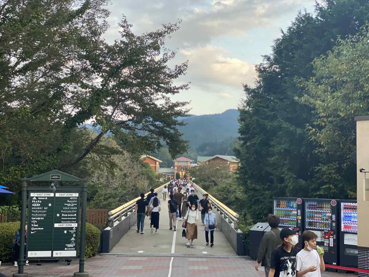 御殿場アウトレットの雰囲気