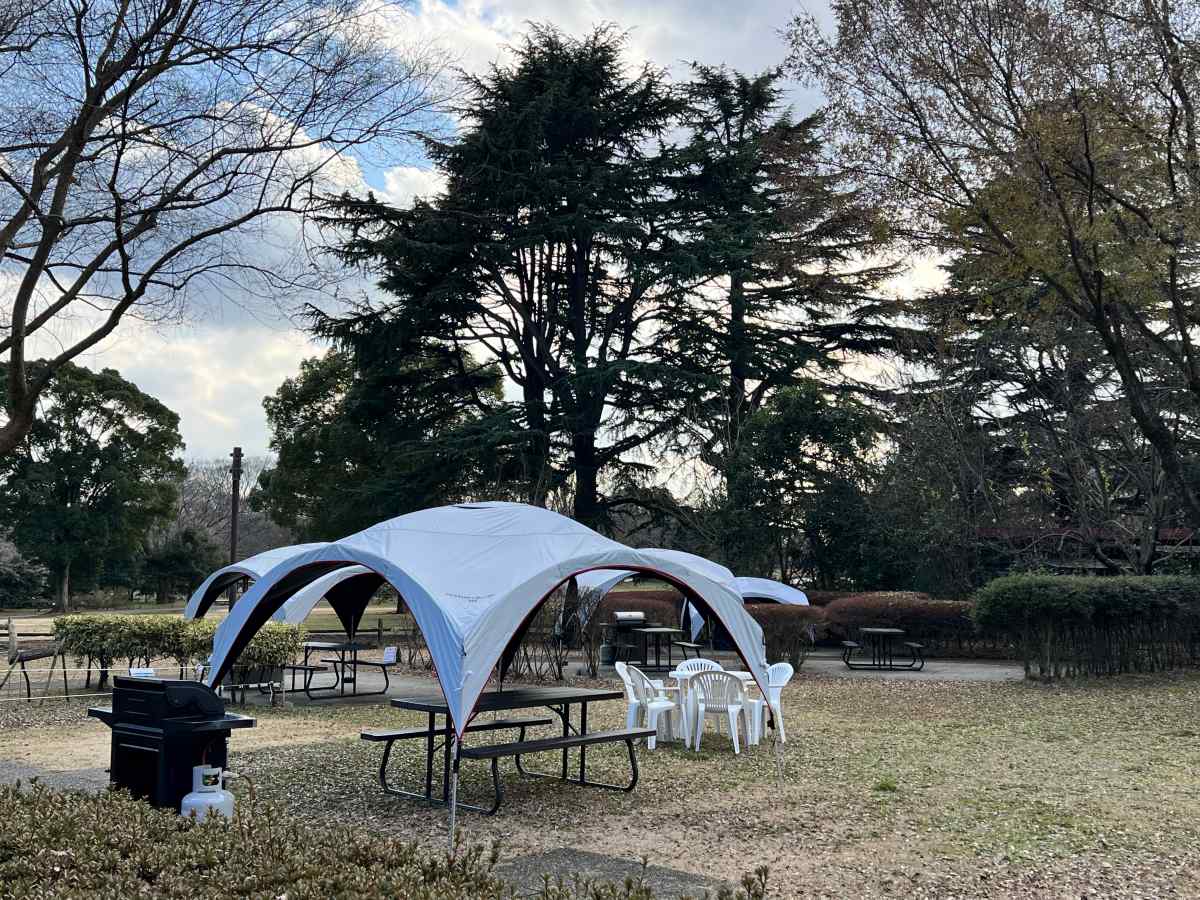 昭和記念公園のBBQ